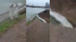 Плотину Ворошиловского водохранилища прорвало в Алматинской области