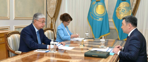 Токаев принял министра информации и общественного развития Дархана Кыдырали