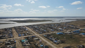 Угроза паводков сохраняется в пяти селах Атырауской области