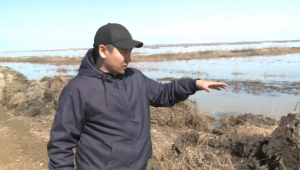 Талые воды отводят от дорог на востоке Казахстана