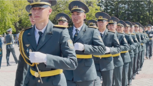Академия Нацгвардии в Петропавловске чествует выпускников