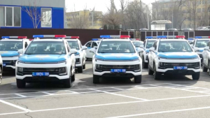 Жамбылские полицейские первыми в стране получили электромобили