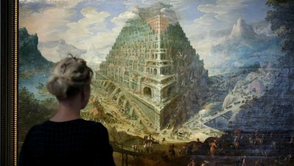 Эрмитаж отреставрировал картину «Вавилонская башня»