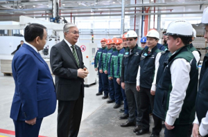 Глава государства посетил завод Metal Former