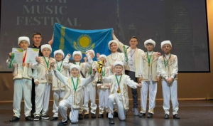 Домбристы из Казахстана одержали победу на конкурсе в ОАЭ
