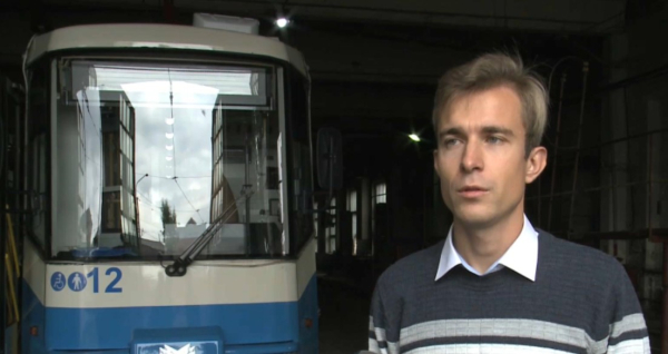 Валерий Козлов – самый молодой водитель трамвая в Усть-Каменогорске