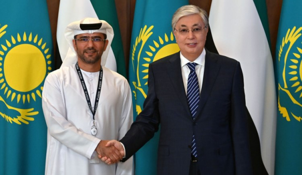 Президент РК провел встречу с гендиректором Abu Dhabi Ports Group