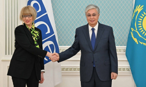 Глава государства встретился с генсекретарем ОБСЕ