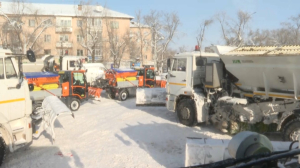 Коммунальные службы Талдыкоргана не успевают вывозить снег из города