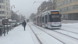 Небывалый снегопад накрыл столицу ЕС