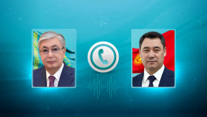 Токаев провел телефонный разговор с Президентом Кыргызстана Садыром Жапаровым