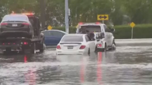 Сильные дожди затопили улицы Флориды