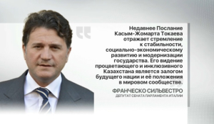 Итальянский эксперт о Послании Президента Казахстана