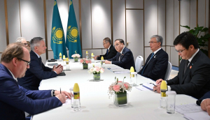 Глава государства провел встречу с генсекретарем ОЭСР