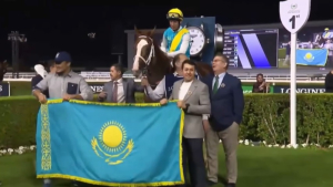 Казахстанский жеребец выиграл скачки в ОАЭ