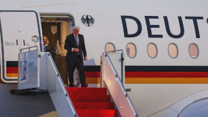 Федеральный президент Германии прибыл в Казахстан