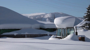 Маркакольский район в ВКО вновь засыпало снегом
