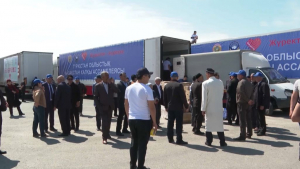 Жители Туркестанской области собрали 200 тонн гумпомощи