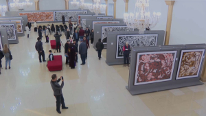 Редкая выставка линогравюр открылась в Шымкенте