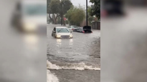 Сильные дожди вызвали наводнения на юге Калифорнии