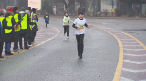 Городской забег Winter run состоялся в Алматы