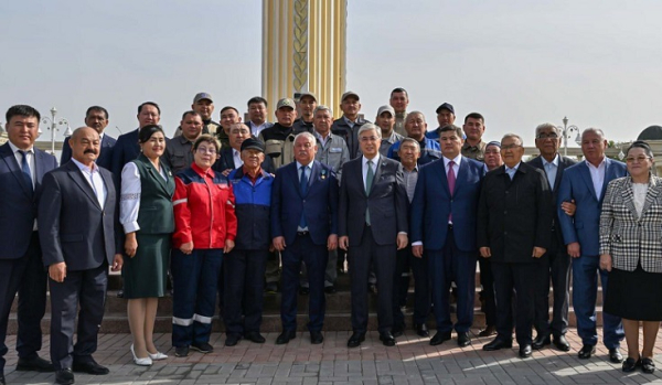 Токаев пообщался с жителями Кызылординской области