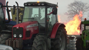 Протестующие фермеры заблокировали погранпункты между Бельгией и Нидерландами