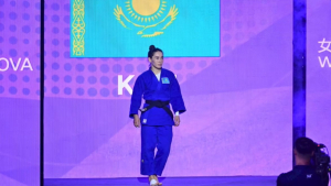Дзюдоистка Абиба Абужакынова завоевала серебро на Азиатских играх