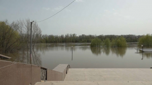 Уровень воды снижается в реке Урал