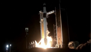 SpaceX отправила международный экипаж к МКС