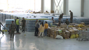 Атырау облысында еріктілер 1515 тонна гуманитарлық көмекті қабылдады