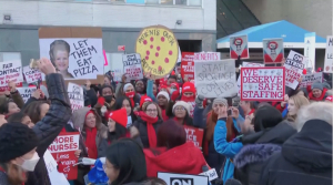Больше 7 тыс. медсестёр вышли на акции протеста в Нью-Йорке