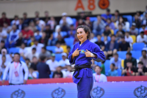 Казахстанка А.Абужакынова выиграла «бронзу» мирового гран-при по дзюдо в Португалии