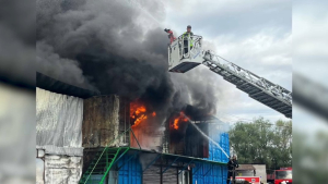 Пожар на складах Алматы ликвидирован