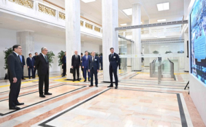 Президент посетил здание акимата города Алматы