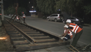 За ремонт трамвайных путей принялись в Усть-Каменогорске