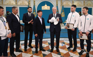 Президент принял призеров чемпионата мира по боксу