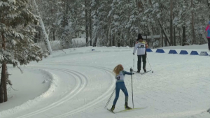 Чемпионат по лыжным гонкам проходит в Акмолинской области