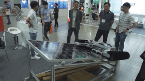 Выставка солнечных батарей и зарядных устройств состоялась в Южной Корее