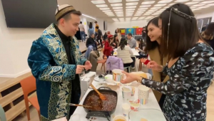 Казахстанские студенты в Брюсселе отпраздновали Наурыз