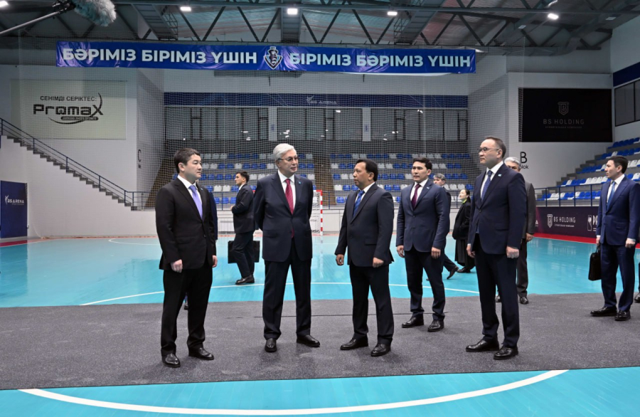 Глава государства посетил спортивный комплекс BS Arena