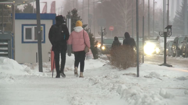 Елордада бір түнде 44 мың текше метр қар шығарылды