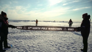 На Северном полюсе состоялся марафон