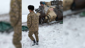 Қырғызстанда әскери тікұшақ құлады