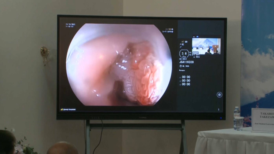 Қонаевта Жапония мамандары эндоскопиялық хирургиядан шеберлік дәріс өткізді