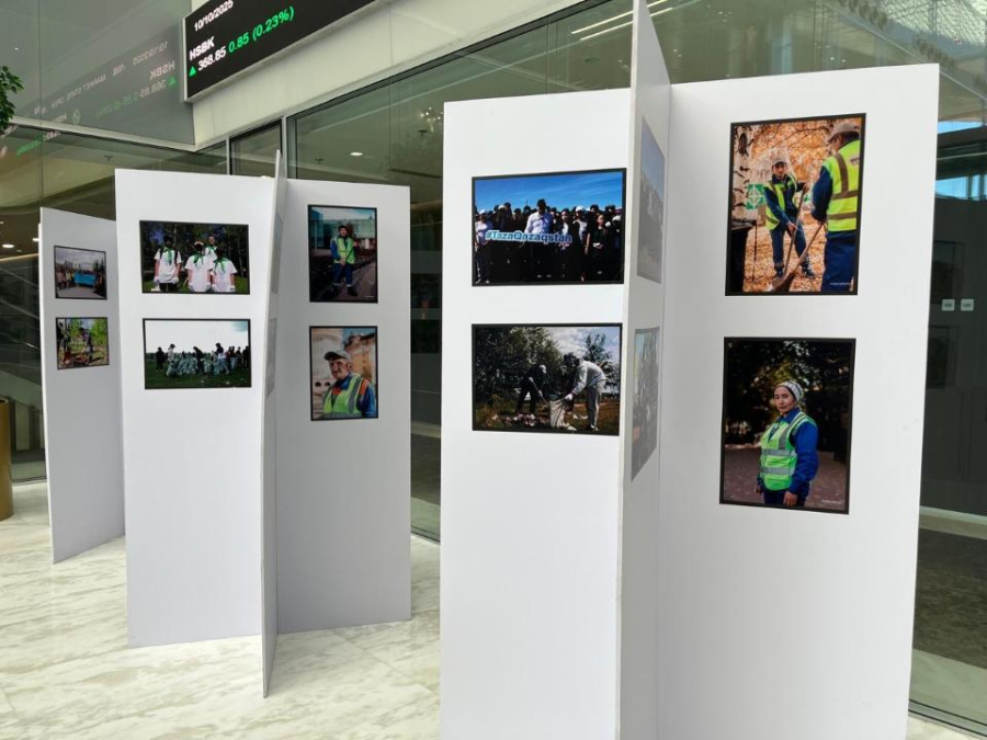 «Таза Қазақстан»: фотовыставка о чистоте и людях прошла в Астане