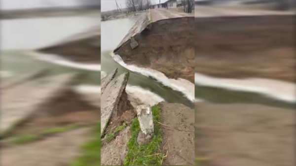 Алматы облысындағы Ворошилов су қоймасының бір бөлігін су бұзып кетті