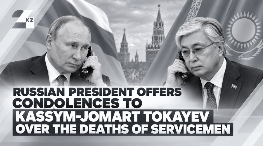Vladimir Putin Expresses Condolences to Kassym-Jomart Tokayev Over the Deaths of Servicemen
