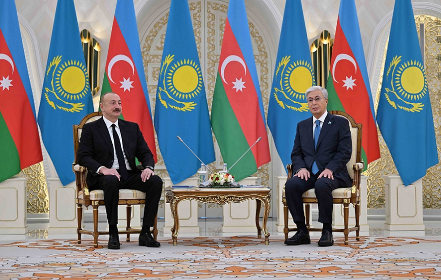 О чем договорились президенты Казахстана и Азербайджана