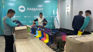 Алматинцы отправили 6 тонн гумпомощи жителям Актобе